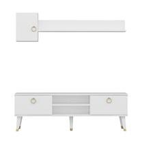 Sekcija Kalune Design Alfa 475OLV1126, balta sp., 35 cm x 150 cm x 50 cm