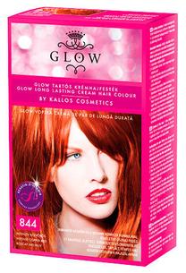 Kраска для волос Kallos Glow, 844 intensive copper red цв., 844 Intensive Copper Red, 40 мл