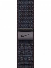 Laikrodžio dirželis Apple, Nike Sport Loop, mėlyna sp./juoda sp.