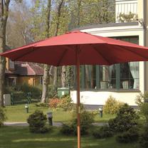 Sodo skėtis Patio Poly, 300 cm, raudona sp.