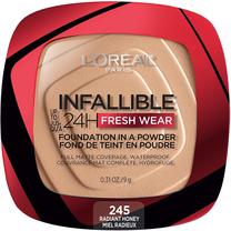 Kompaktinė pudra L’Oréal Paris Infallible 24H Fresh Wear, 245 golden honey, 9 g