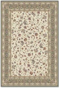 Kilimas vidaus Bella 6228 51058, kreminė sp./žalia sp., 170 cm x 120 cm
