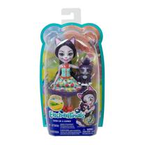 Lėlė Enchantimals Ciesta Cat & Climber GJX40, 17 cm, įvairių spalvų