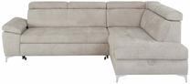 Kampinė sofa - lova Raul, smėlio sp., dešininė, 206 x 271 cm x 98 cm
