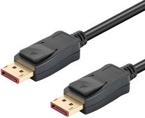 Kabelis Techly DisplayPort - DisplayPort 109269 Displayport, Displayport, 1 m, melna krās.