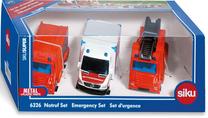 Набор игрушечных автомобилей Siku Emergency Cars S6326, многоцветный