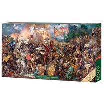 Dėlionė Castorland Art The Battle Grunwald, 68 cm x 139 cm, 4000 vnt., įvairių spalvų
