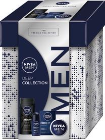 Kūno priežiūros rinkinys vyrams Nivea Men Deep, 4 vnt.