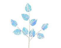 Dirbtinė šakelė Decoris Holographic, žydra sp., 68 cm