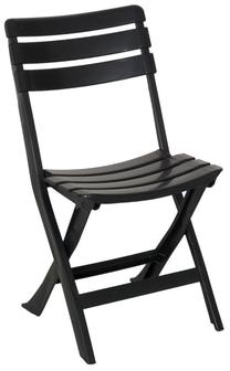 Lauko kėdė Bica Pinta, juoda sp., 43 cm x 40 cm x 79 cm