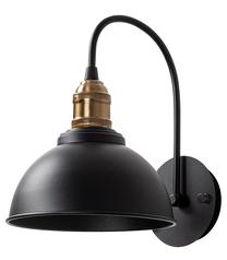 Valgusti seinale Opviq Varzan 10840 942FLG2129, E27, 1 x 15 W, must v. / must v.