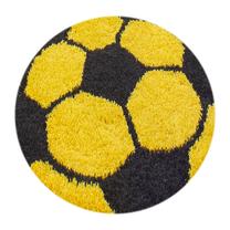 Ковер комнатные Ayyildiz Fun Football, желтый цв./черный цв., 100 см x 100 см