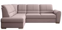 Kampinė sofa Siber Gojo 101, rožinė sp., kairinė, 186 x 270 cm x 93 cm