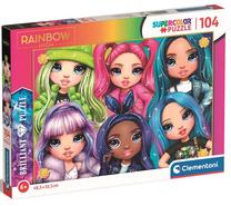 Dėlionė Clementoni Rainbow High 2034, 33.5 cm x 48.5 cm, 104 vnt., įvairių spalvų