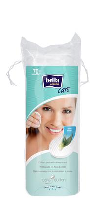 Ватные диски Bella Cotton Aloe, 70 шт.