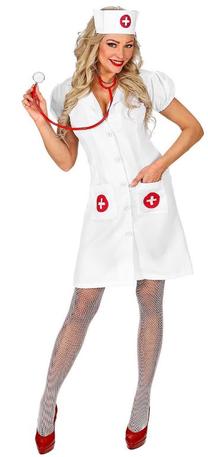 Kostiumas suaugusiems, slaugytoja Widmann Nurse, balta sp., XL
