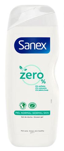 Kūno prausimosi želė Sanex Zero %, 600 ml