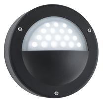 Sieninis lauko šviestuvas Searchlight 8744BK, 2.9W, LED, IP44, juoda sp.