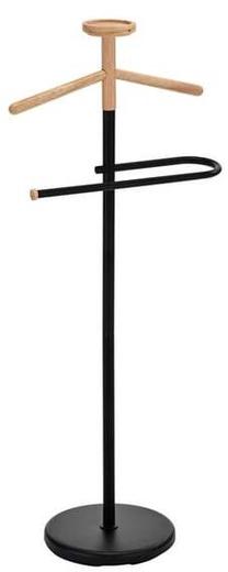 Drabužių kabykla Lugo, 110 cm, ruda sp./juoda sp.