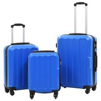 Комплект чемоданов VLX HardCase 91875, синий цв., 66 x 41 x 24 см
