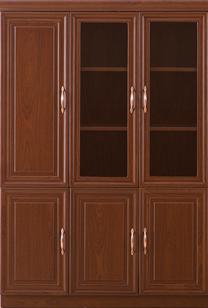 Sekcija MN MB 3D MB6303, ruda sp., 123 cm x 42 cm x 200 cm