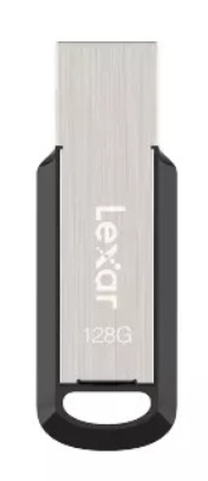 USB atmintinė Lexar JumpDrive M400 LJDM400128G-BNBNG, juoda sp./sidabro sp., 128 GB