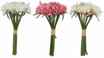 Букет искусственных цветов Home4you Flowerly, (цвет/дизайн выбирается случайным образом), 20 см