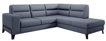 Kampinė sofa Cassara Poco 40, tamsiai mėlyna sp., dešininė, 237 x 277 cm x 100 cm