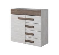 Komoda Idzczak Meble, ruda sp./pilka sp., 93 cm x 42 cm x 100 cm