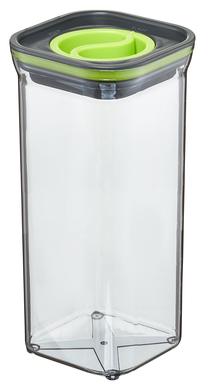 Lielapjoma produktu konteiners Ambition Twist, 1.5 l, caurspīdīga krās.