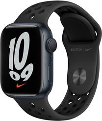 Viedais pulkstenis Apple Watch 7 GPS 41mm, pelēka krās.