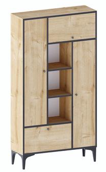 Spinta Kalune Design Pera 393MRD1255, šviesiai ruda sp., 32 cm x 96 cm x 177 cm