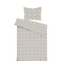 Voodipesukomplekt Domoletti Jasmine, hele pruun v., 50 x 70 cm, 140 x 200 cm