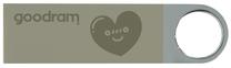 USB atmintinė Goodram UUN2 Valentine, sidabro sp., 32 GB