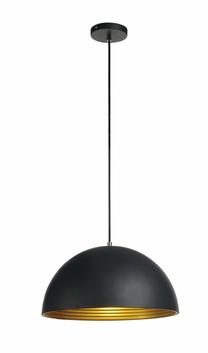 Valgusti rippuv SLV Forchini M, E27, 1 x 40 W, kuldne v./must v. / must v.