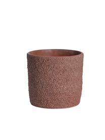 Gėlių vazonas Domoletti BTP06G, cementas, Ø 21 cm, raudona sp.