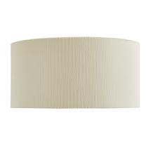 Šviestuvas sieninis Searchlight Drum Pleat 3462-2CR, E14, 2 x 7 W, smėlio sp. / chromo sp.