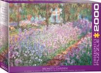 Dėlionė Eurographics Claude Monet The Artists Garden, 67.6 cm x 99.7 cm, 2000 vnt., įvairių spalvų