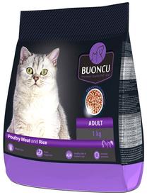 Sausas kačių maistas Buoncu, ryžiai/paukštiena, 1 kg