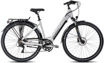 Elektrinis dviratis Romet ProEco:ON Wave LTD 1.0, L, 28", 250 W, 17.5 Ah, balta sp./juoda sp.