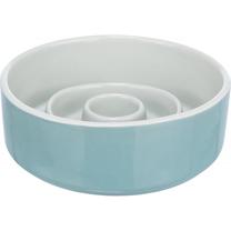 Dubenėlis gyvūnui Trixie Slow Feeder, 1.1 l, 17 cm x 17 cm, mėlyna sp./pilka sp.