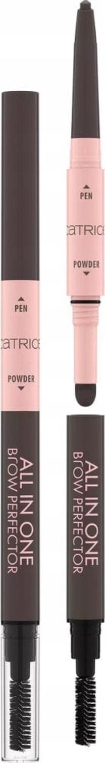 Uzacu zīmulis, ar birsti Catrice All in One Brow Perfector, 4 g, brūna krās. 030