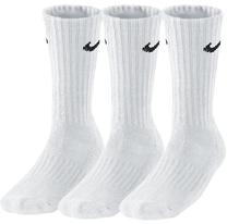 Sportinės kojinės Nike Cotton Value Crew, balta sp./juoda sp., 38-42, 3 vnt.