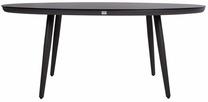 Valgomojo stalas Home4you Bristol, pilka sp., 180 cm x 120 cm x 74 cm