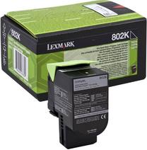 Tonerių kasetė Lexmark 802K, juoda sp.