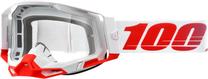 Slidinėjimo akiniai 100% Racecraft 2 ST-KITH, skaidri sp./raudona sp./pilka sp.