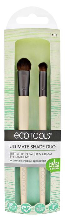 Dekoratīvās kosmētikas otu komplekts Ecotools Ultimate Shade Duo Kit 1603, 2 gab., brūna krās.