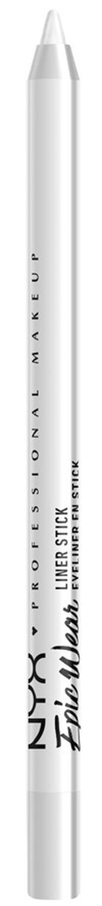 Acu zīmulis NYX Professional Makeup Epic Wear, 1 g, balta krās. pure white