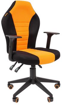Spēļu krēsls Chairman 8, melna krās./oranža krās.