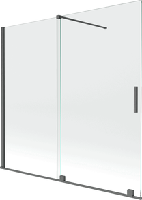 Vannas siena Mexen Velar II, 170 cm x 150 cm, pelēka krās./rūdītais